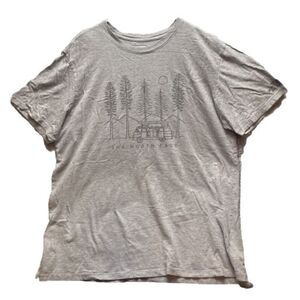 The North Face Shirt Adult Extra Large Gray Novelty Camping Van Streetwear Mens